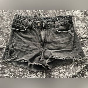 Black Jean shorts